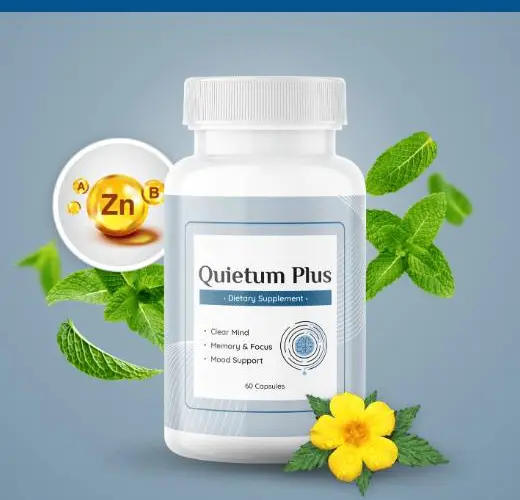 Quietum Plus bottle shown in the seller's affiliate materials